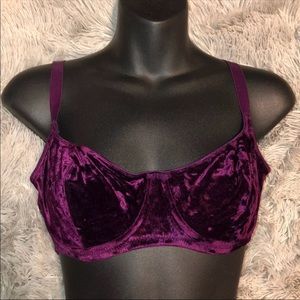 VICTORIAS SECRET VELVET BRA 34D